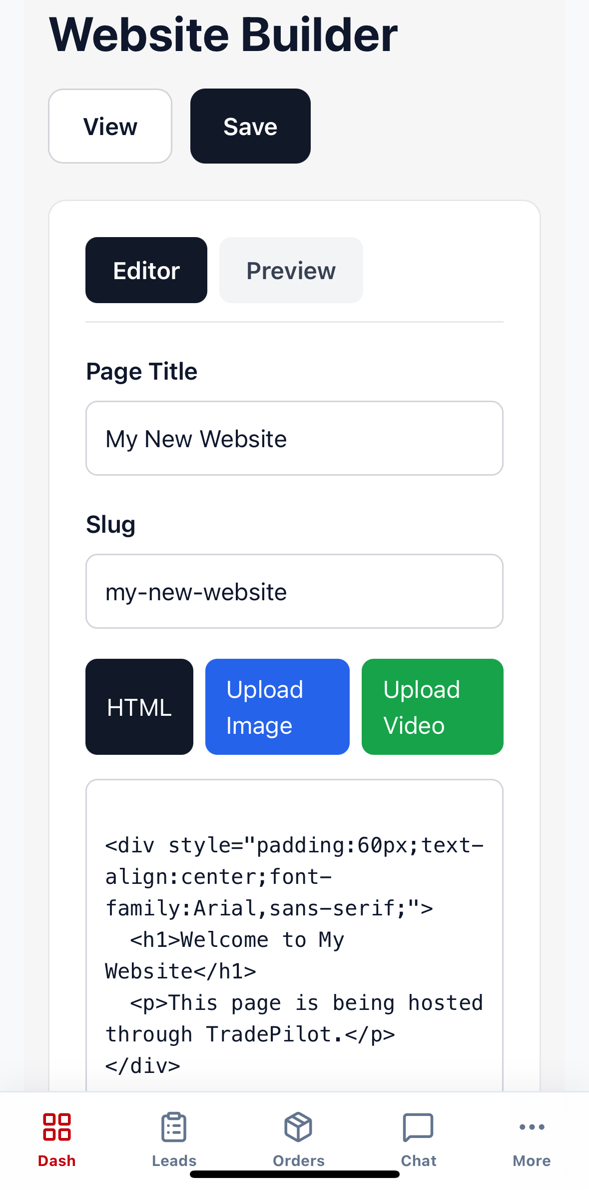Your Website Isn't Generating Leads — Here's Why dashboard