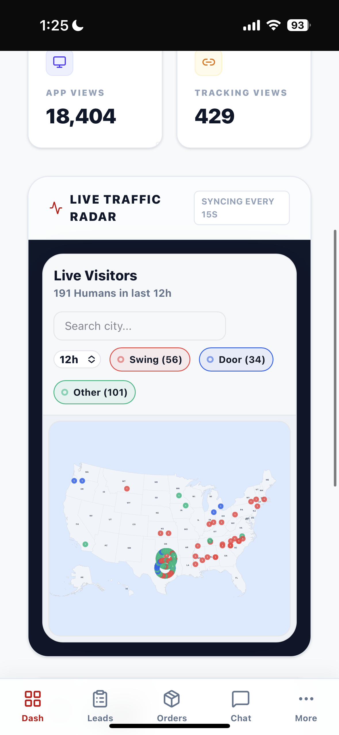 Live Visitor Map
