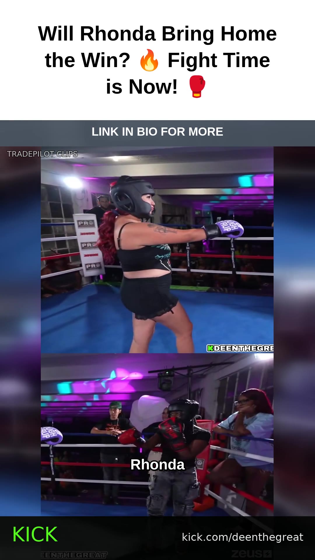 Will Rhonda Bring Home the Win? 🔥 Fight Time is Now! 🥊