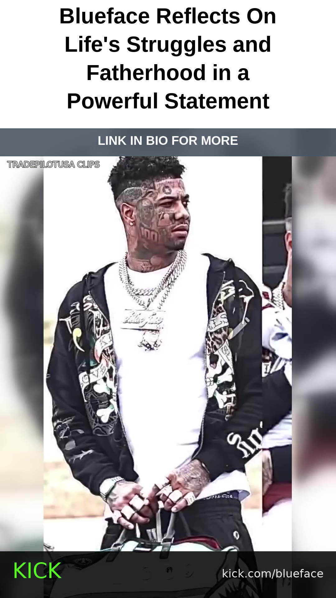 Blueface Reflects On Life's Struggles and Fatherhood in a Powerful Statement