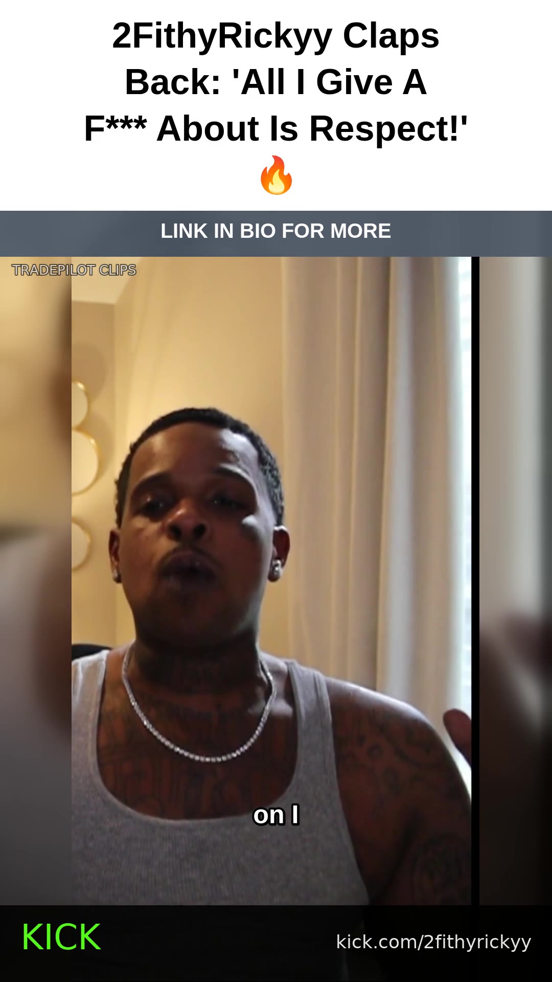 2FithyRickyy Claps Back: 'All I Give A F*** About Is Respect!' 🔥
