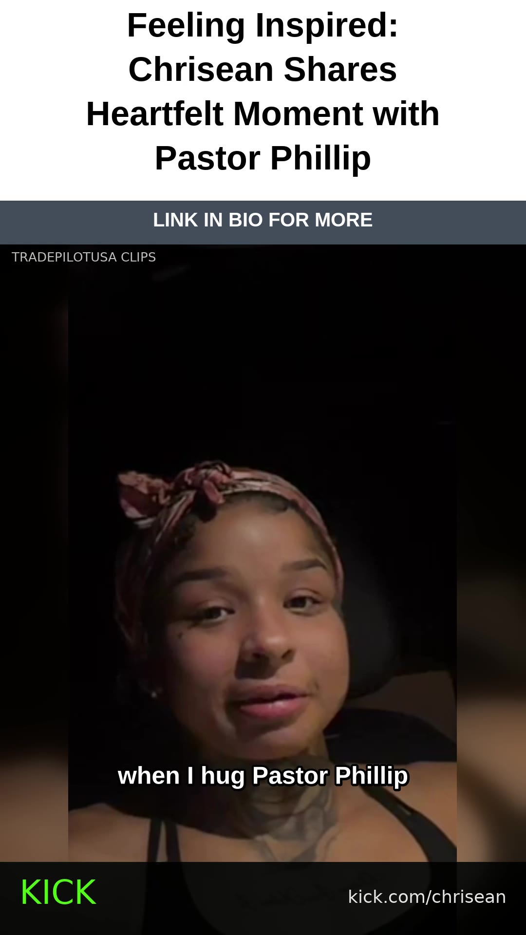 Feeling Inspired: Chrisean Shares Heartfelt Moment with Pastor Phillip
