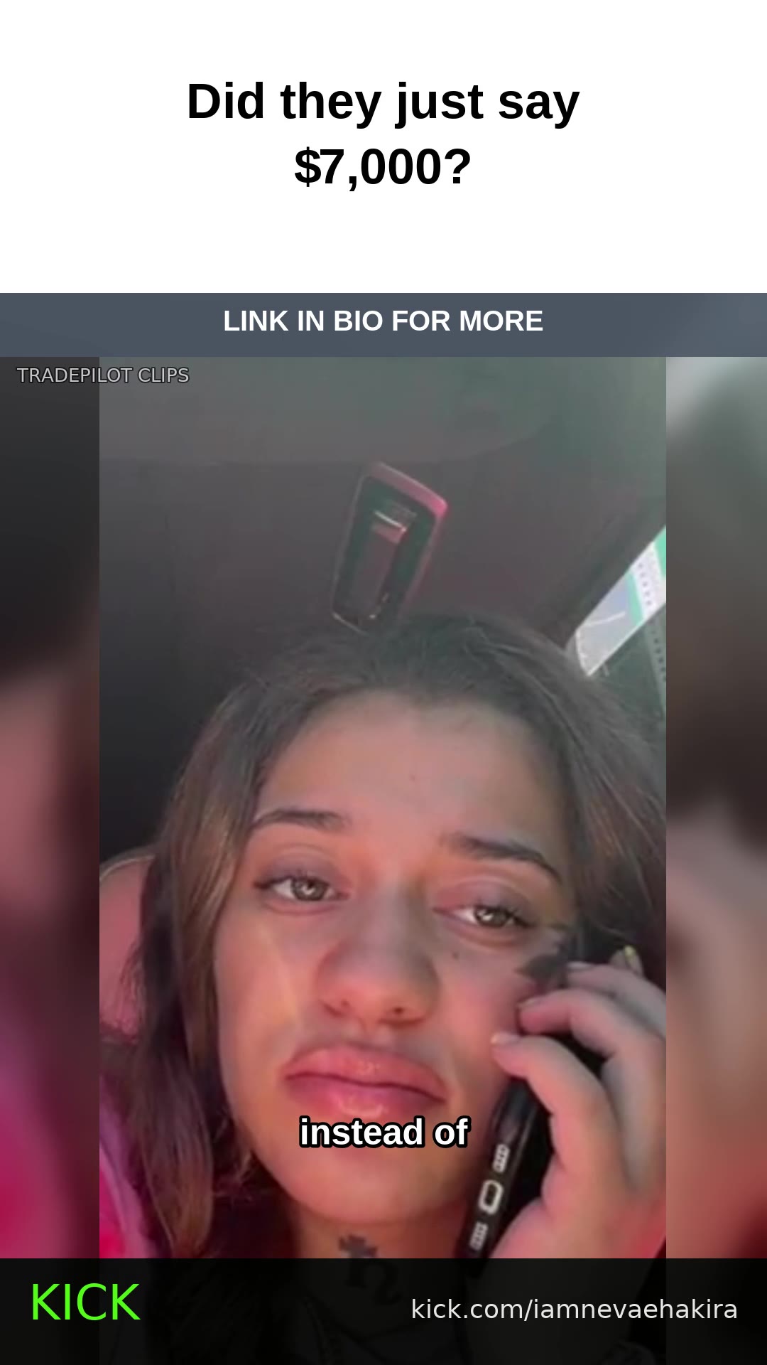 Did they just say $7,000?