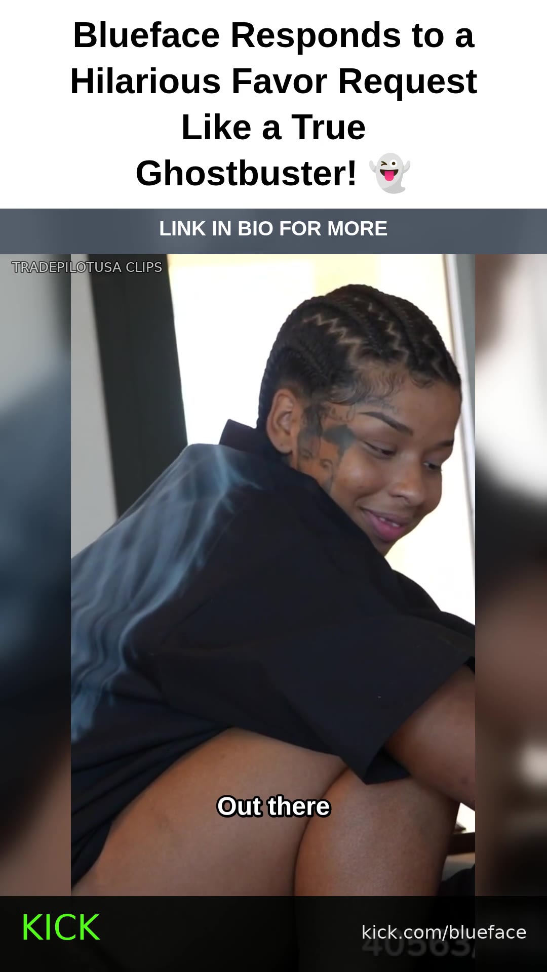 Blueface Responds to a Hilarious Favor Request Like a True Ghostbuster! 👻