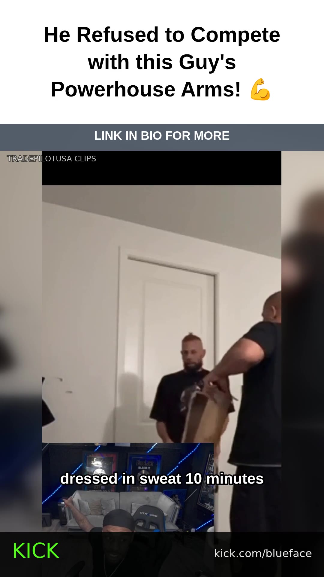 He Refused to Compete with this Guy's Powerhouse Arms! 💪