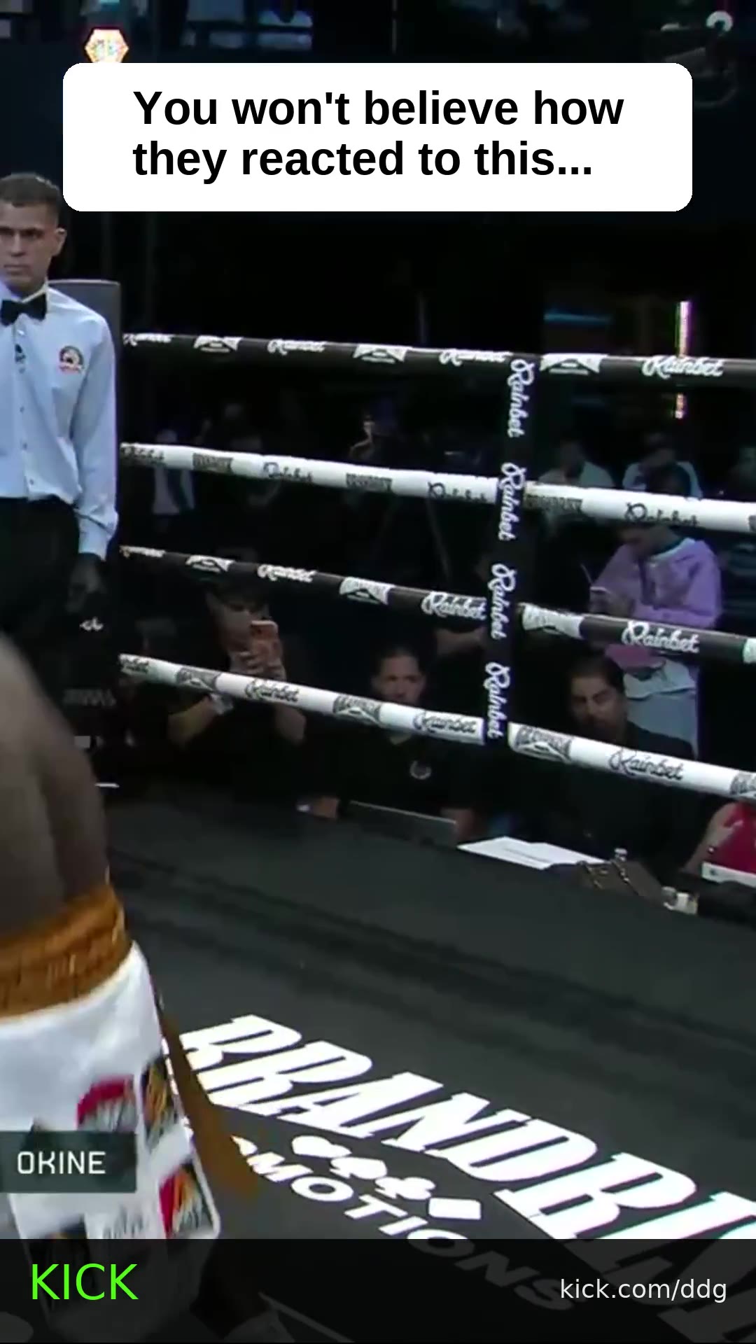 You won't believe how they reacted to this knockout!