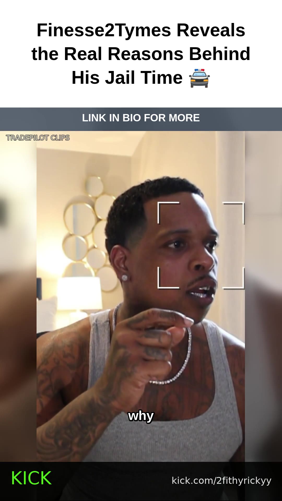 Finesse2Tymes Reveals the Real Reasons Behind His Jail Time 🚔
