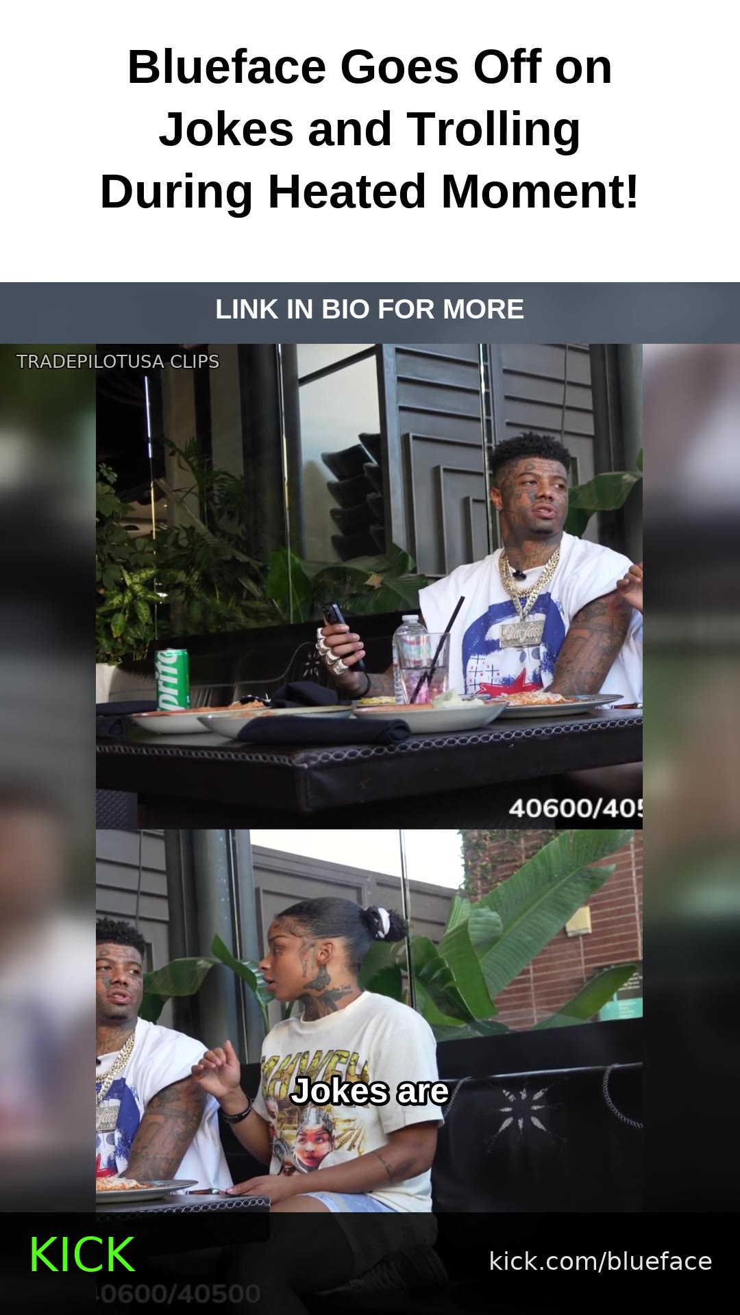 Blueface Goes Off on Jokes and Trolling During Heated Moment!