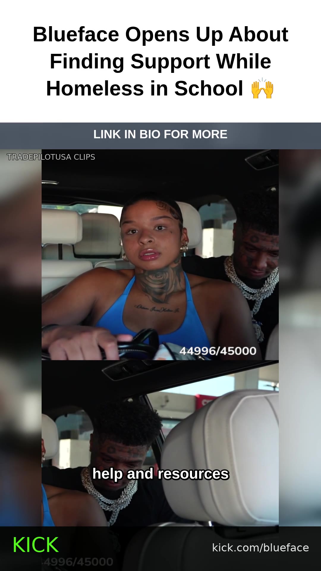 Blueface Opens Up About Finding Support While Homeless in School 🙌