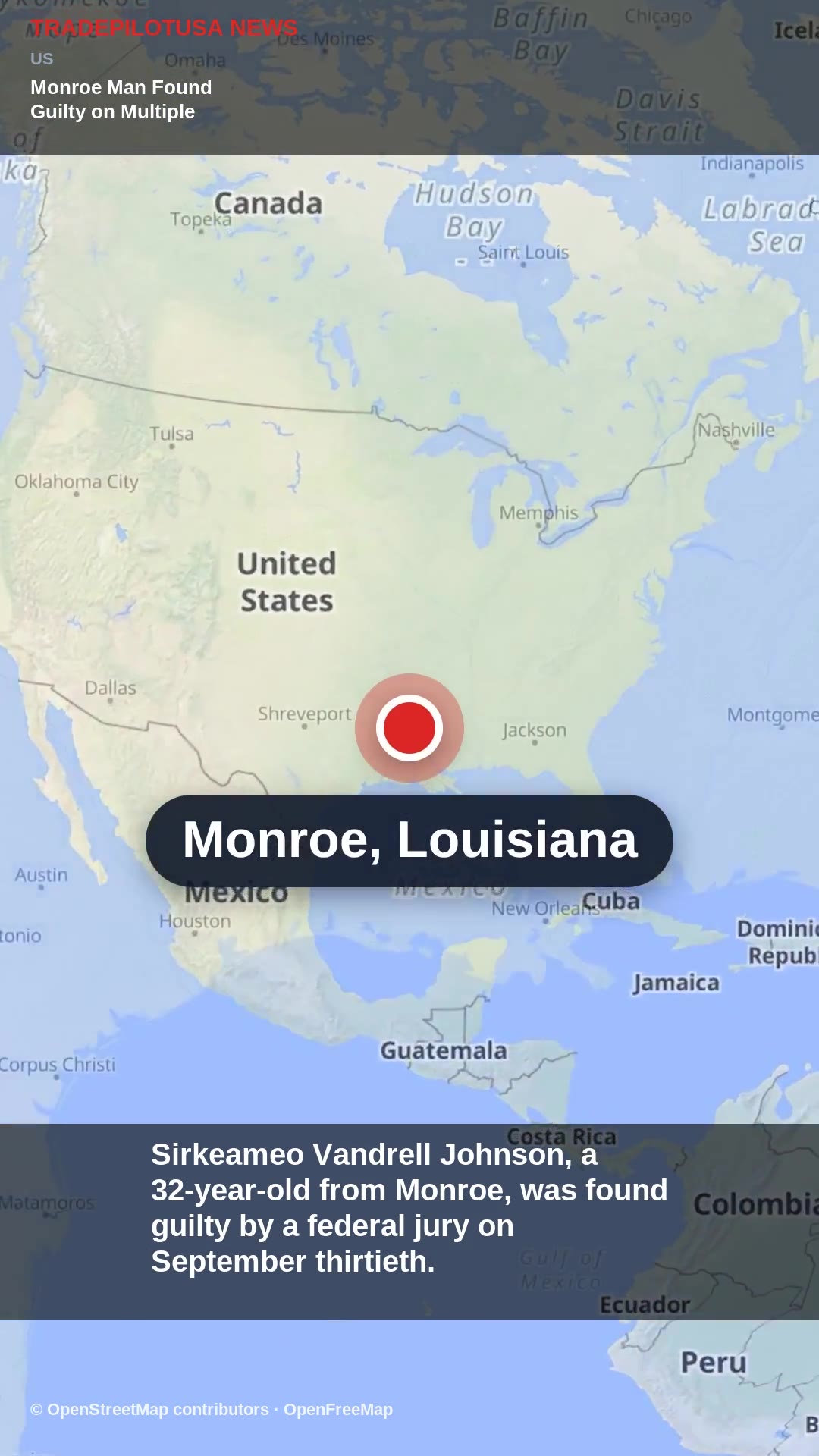 Monroe Man Found Guilty on Multiple Drug and Firearm Charges