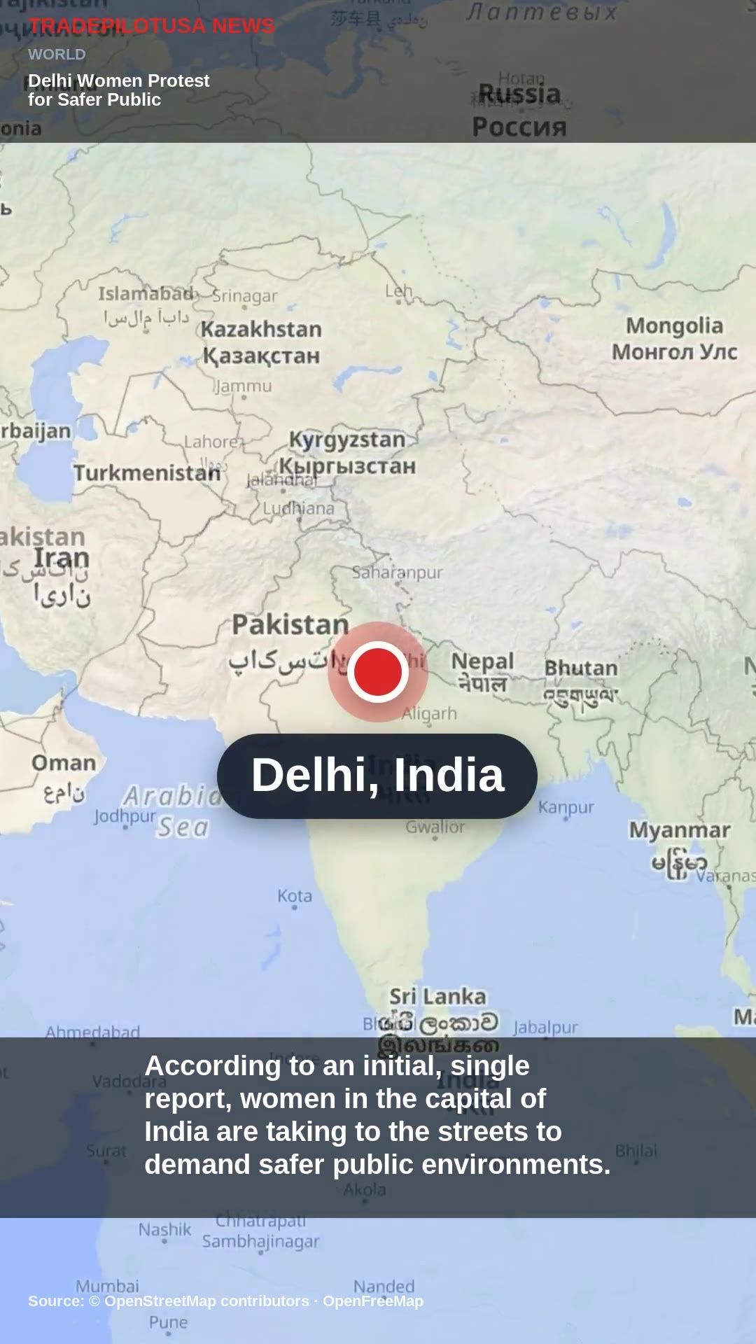 Delhi Women Protest for Safer Public Spaces