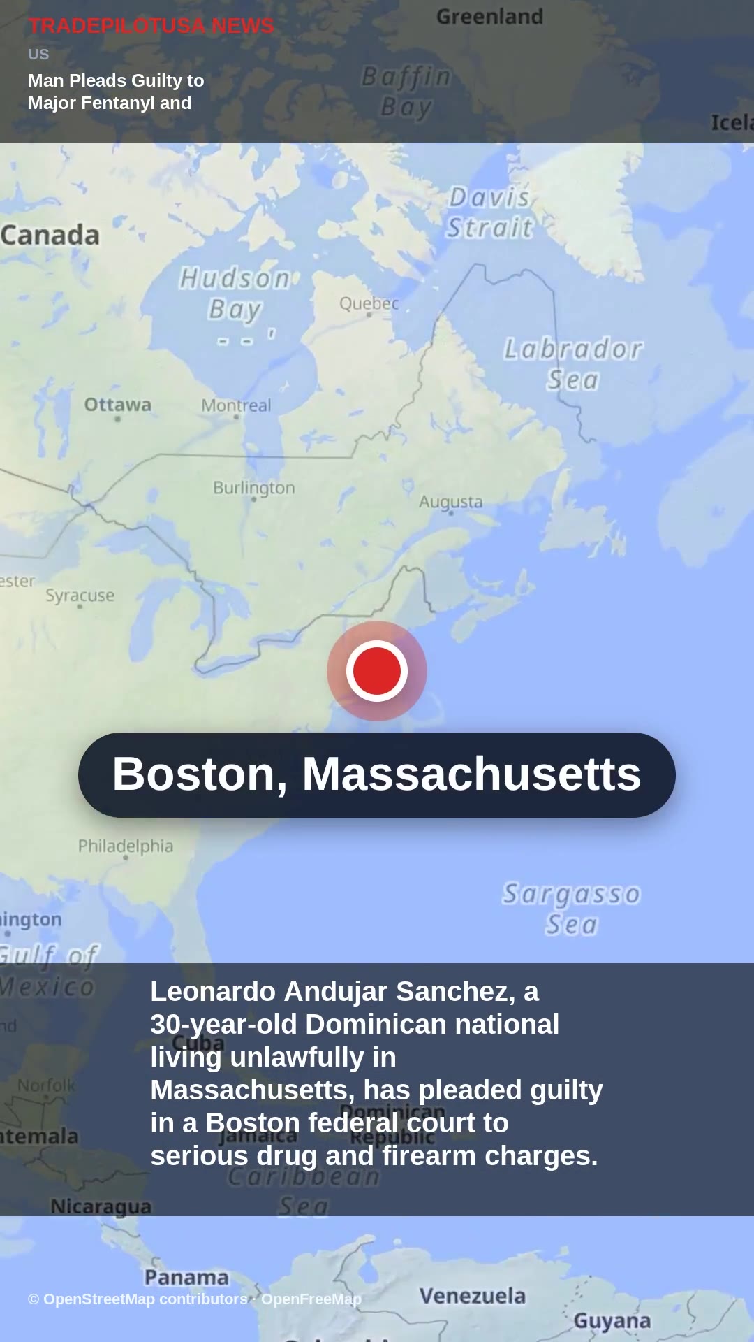 Man Pleads Guilty to Major Fentanyl and Firearm Offenses in Massachusetts
