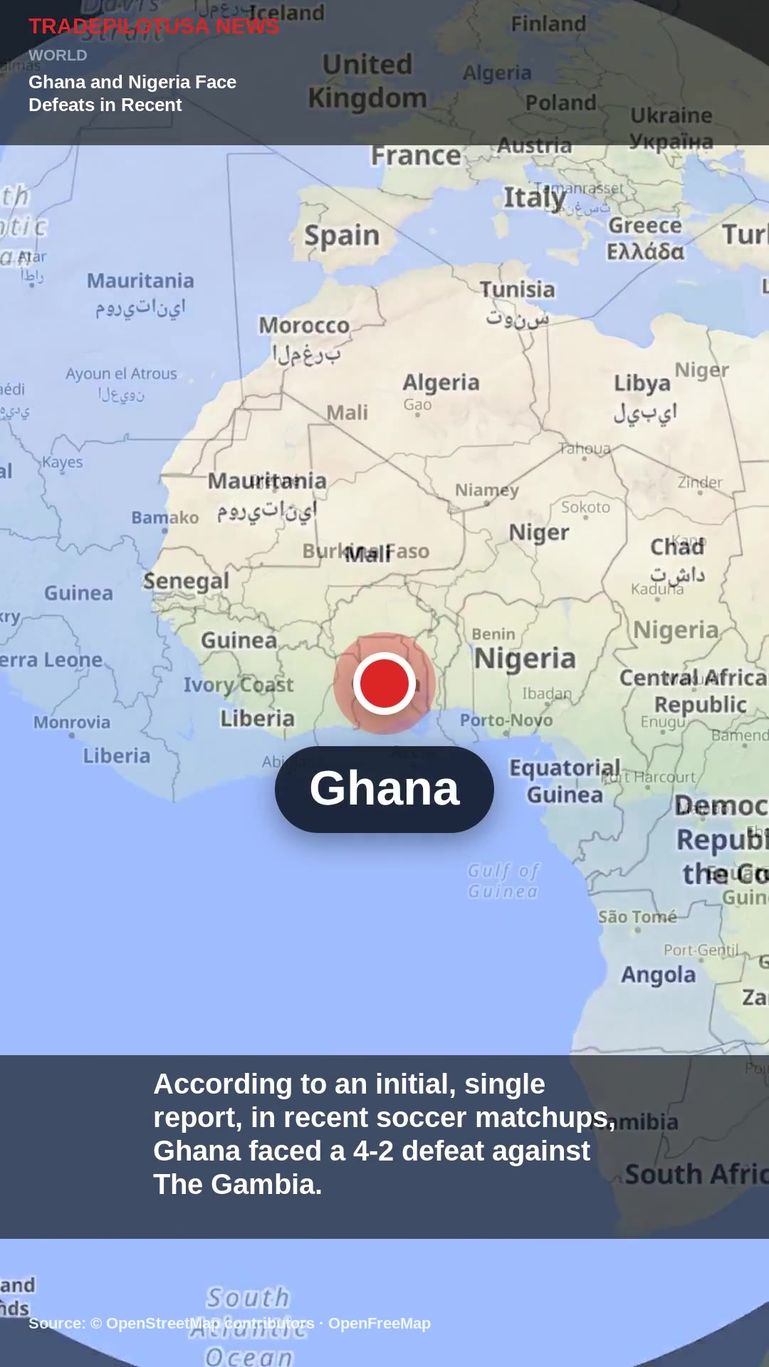 Ghana and Nigeria Face Defeats in Recent Matches