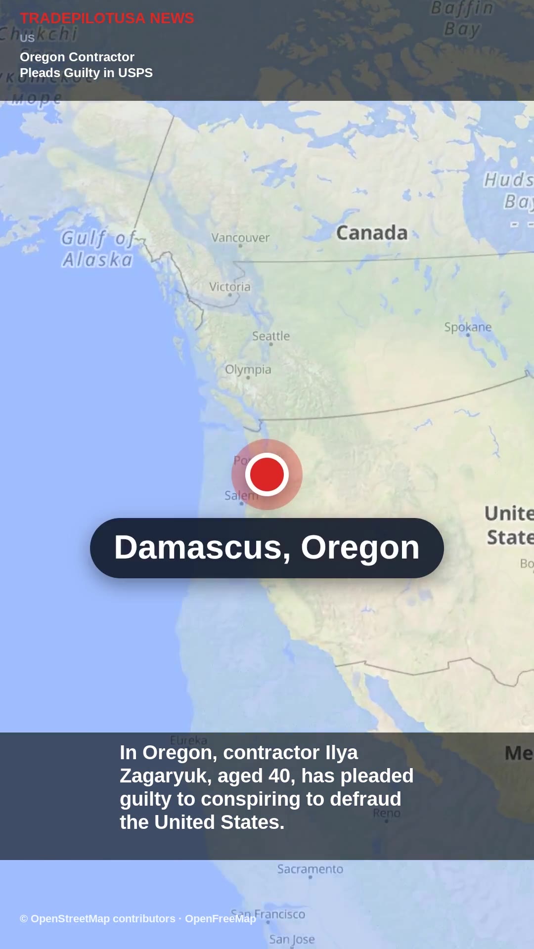 Oregon Contractor Pleads Guilty in USPS Kickback Scheme