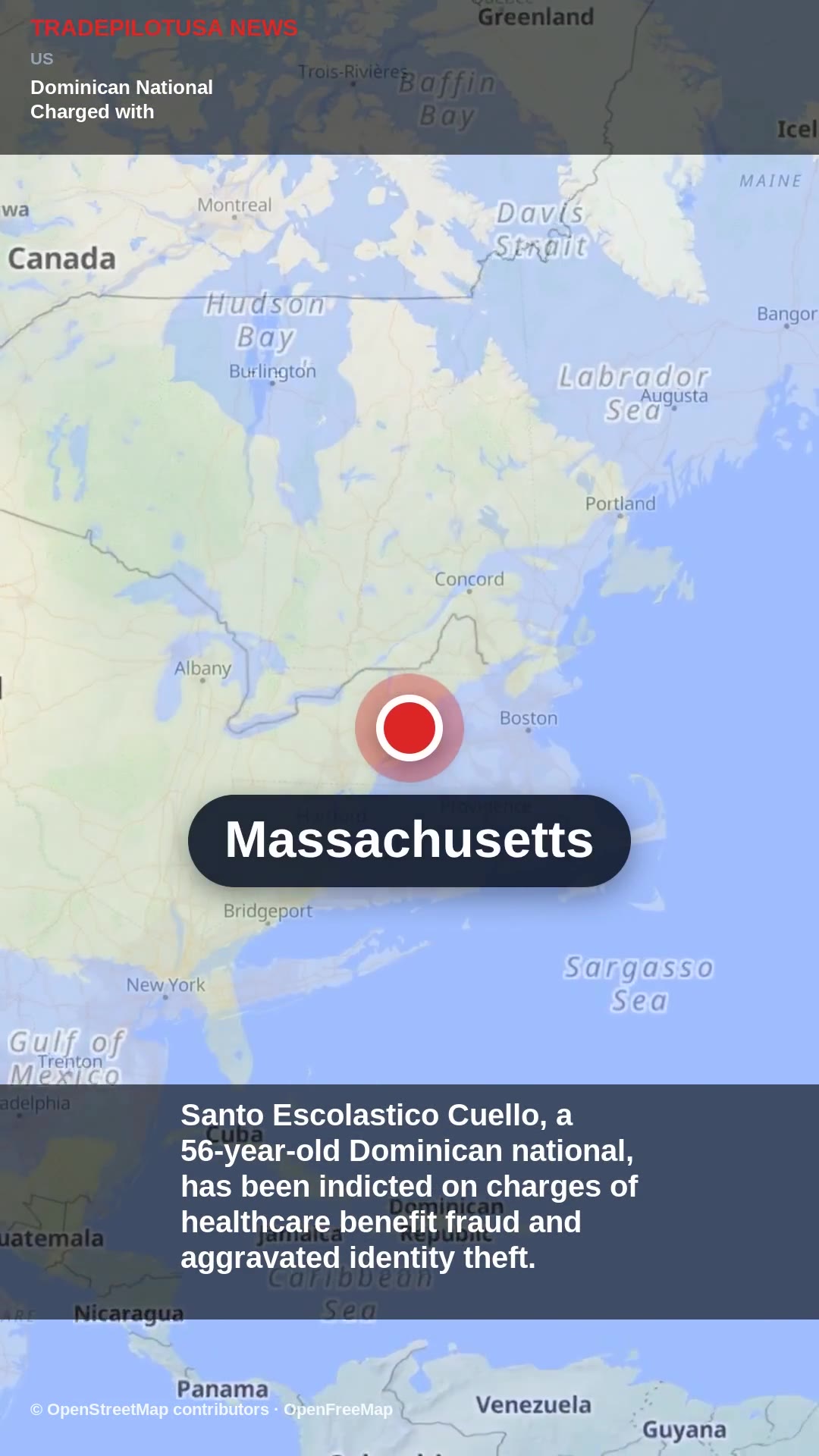 Dominican National Charged with Healthcare Fraud in Massachusetts
