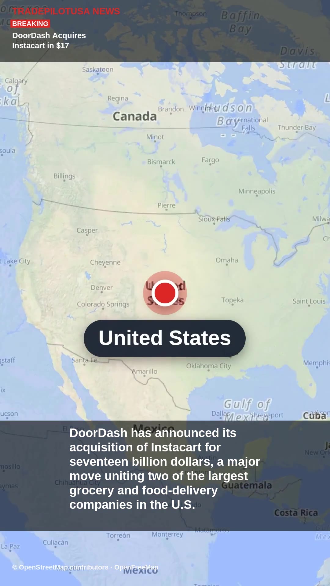DoorDash Acquires Instacart in $17 Billion Deal