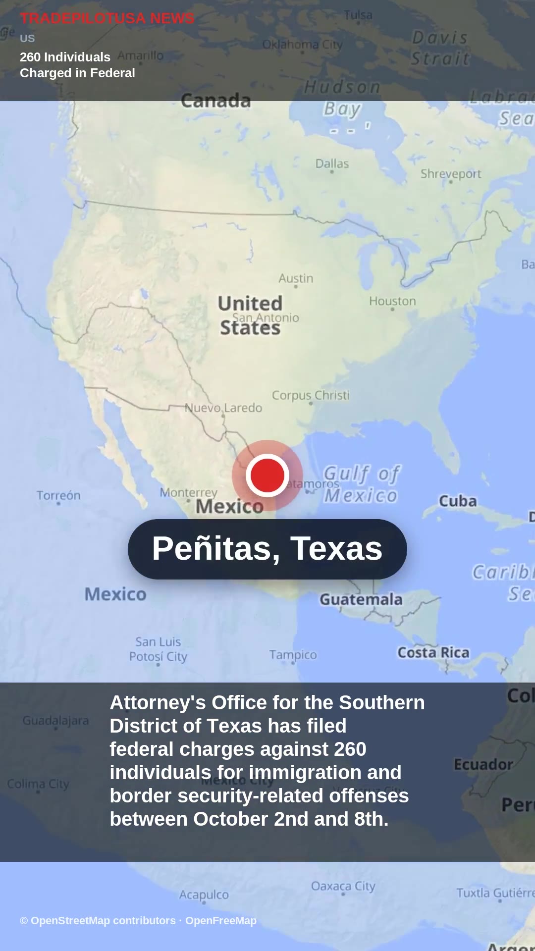 260 Individuals Charged in Federal Immigration Crackdown