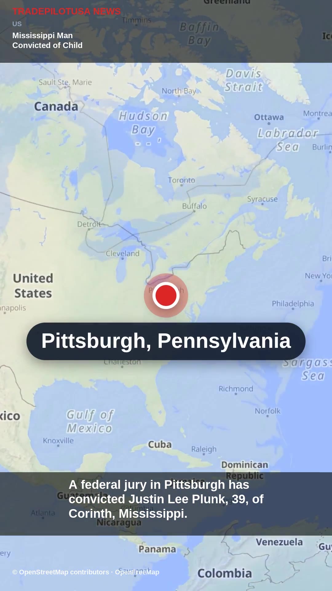 Mississippi Man Convicted of Child Exploitation in Pennsylvania