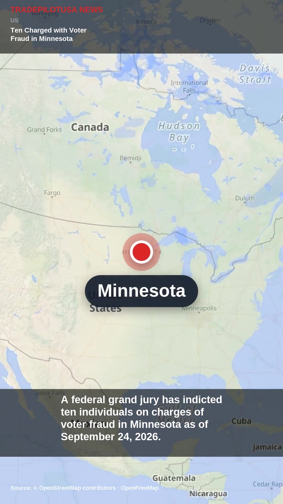Ten Charged with Voter Fraud in Minnesota
