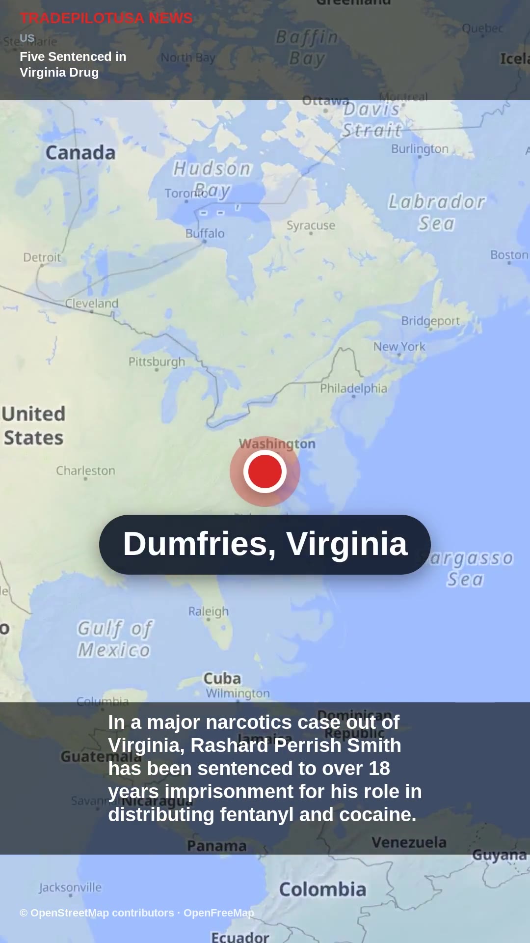 Five Sentenced in Virginia Drug Distribution Case