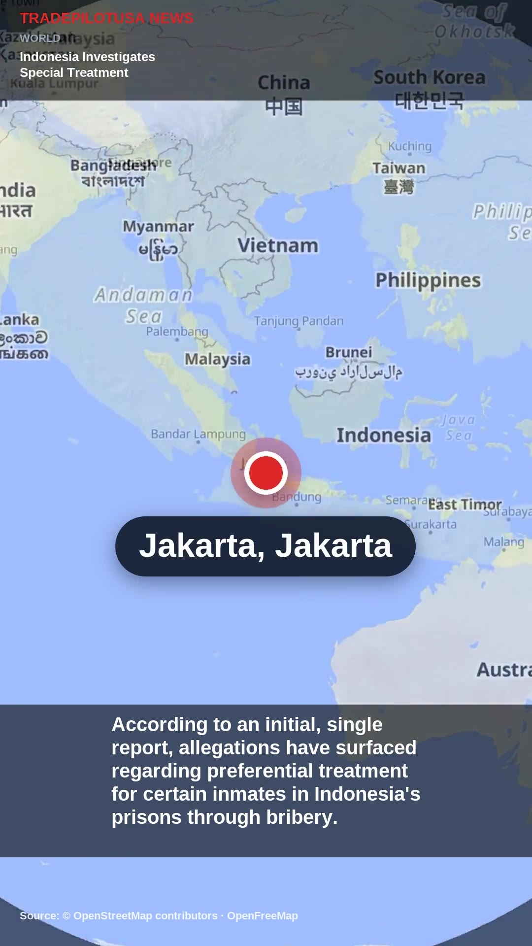 Indonesia Investigates Special Treatment Allegations in Prisons