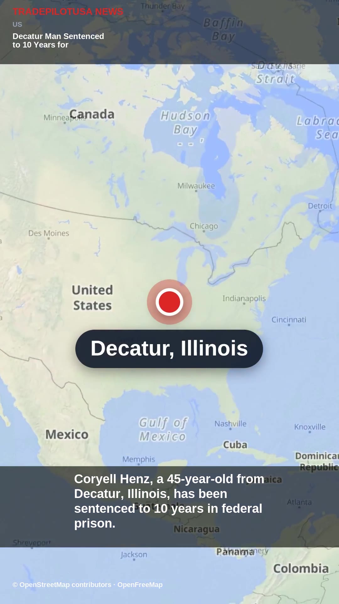 Decatur Man Sentenced to 10 Years for Cocaine Trafficking