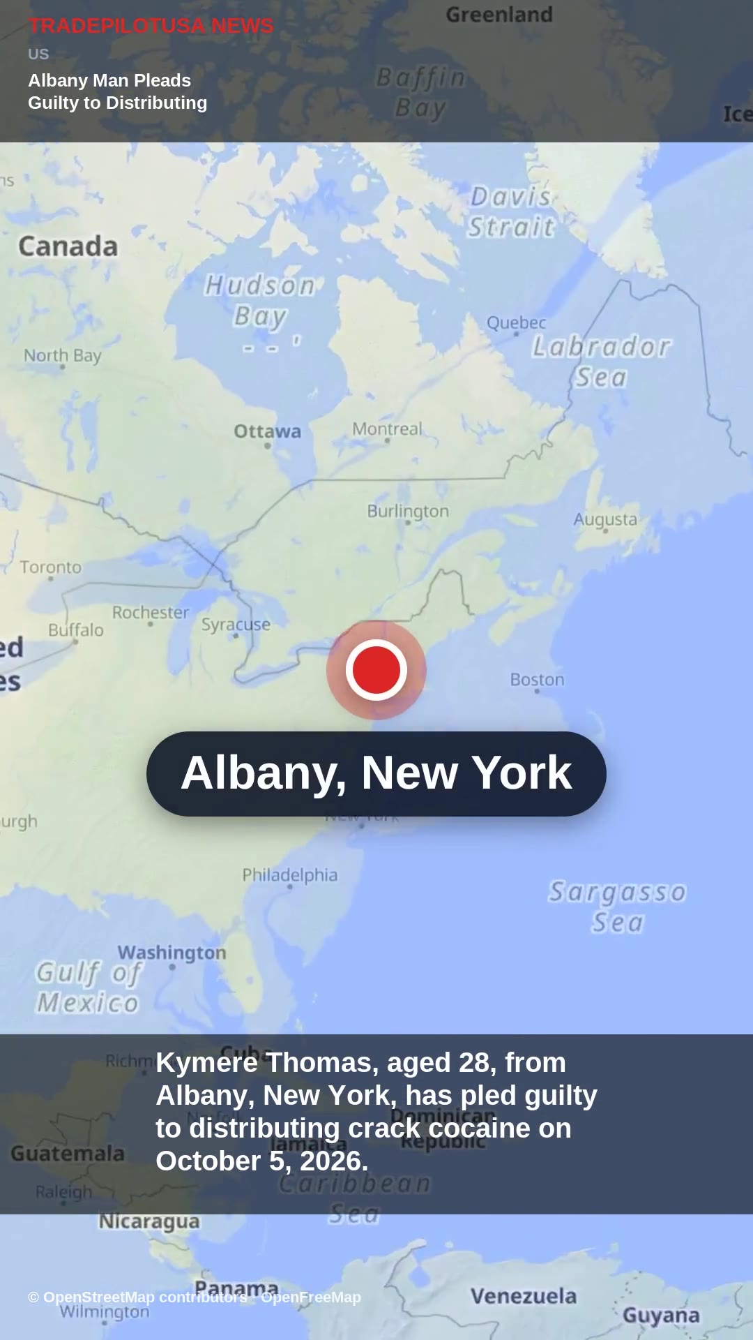 Albany Man Pleads Guilty to Distributing Crack Cocaine