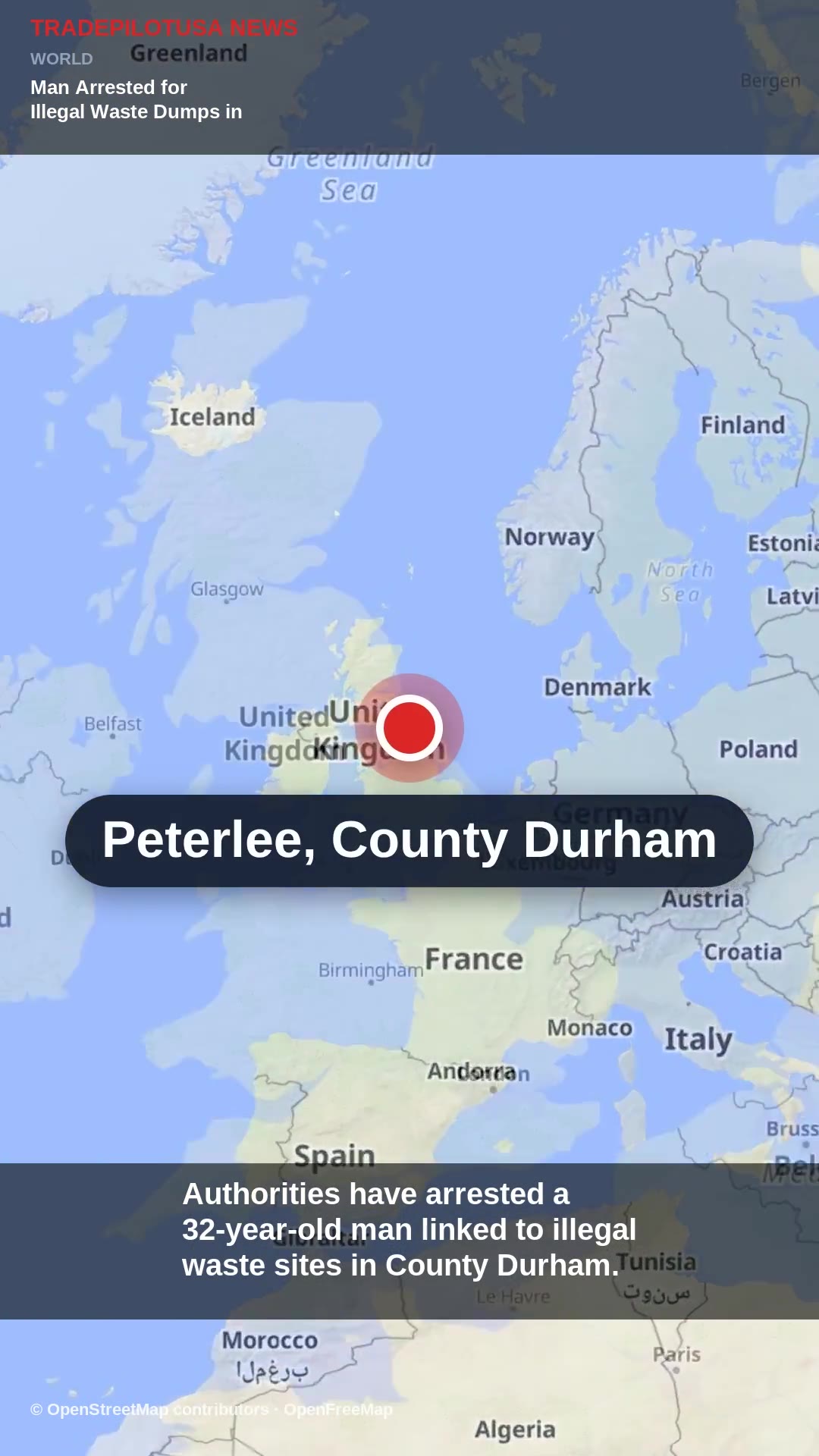 Man Arrested for Illegal Waste Dumps in Durham