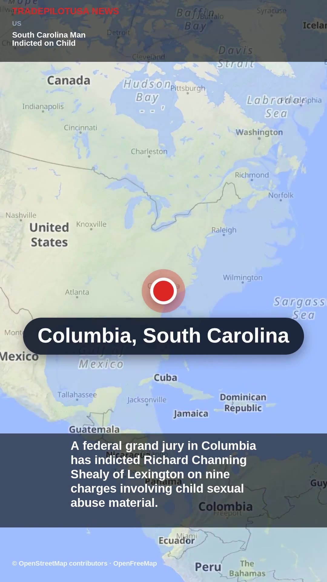 South Carolina Man Indicted on Child Abuse Material Charges