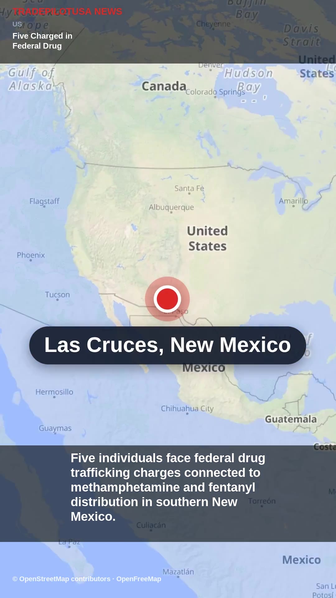 Five Charged in Federal Drug Trafficking Case in New Mexico