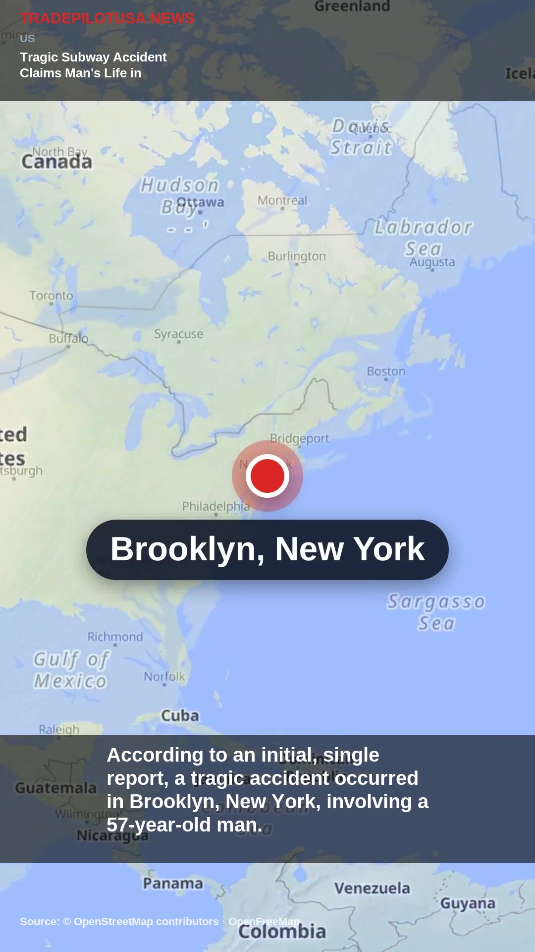 Tragic Subway Accident Claims Man's Life in Brooklyn