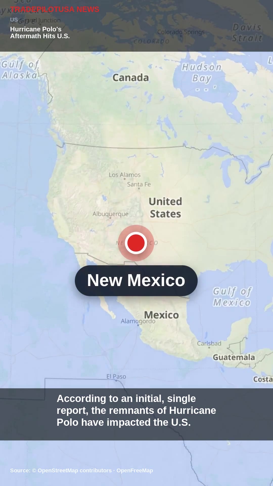 Hurricane Polo's Aftermath Hits U.S. Southwest