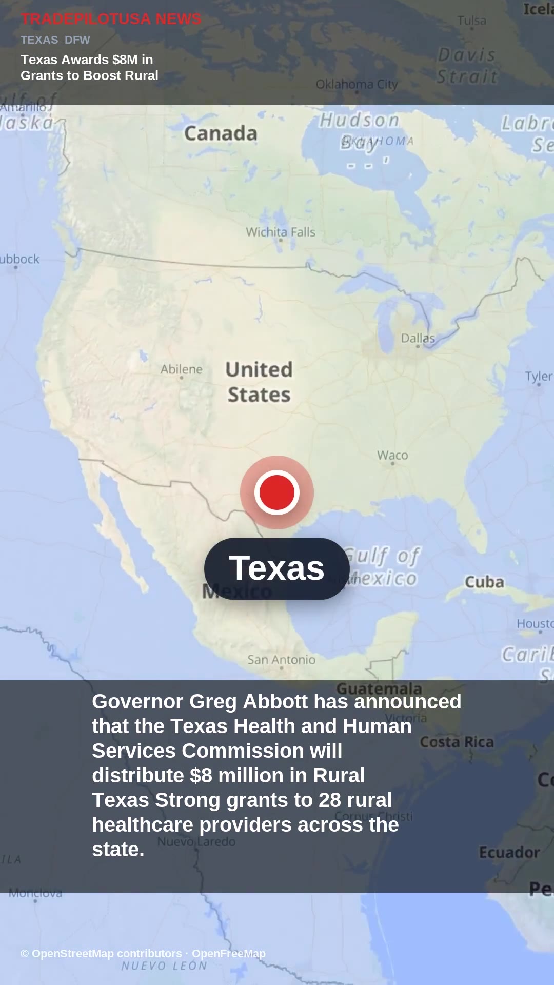 Texas Awards $8M in Grants to Boost Rural Healthcare