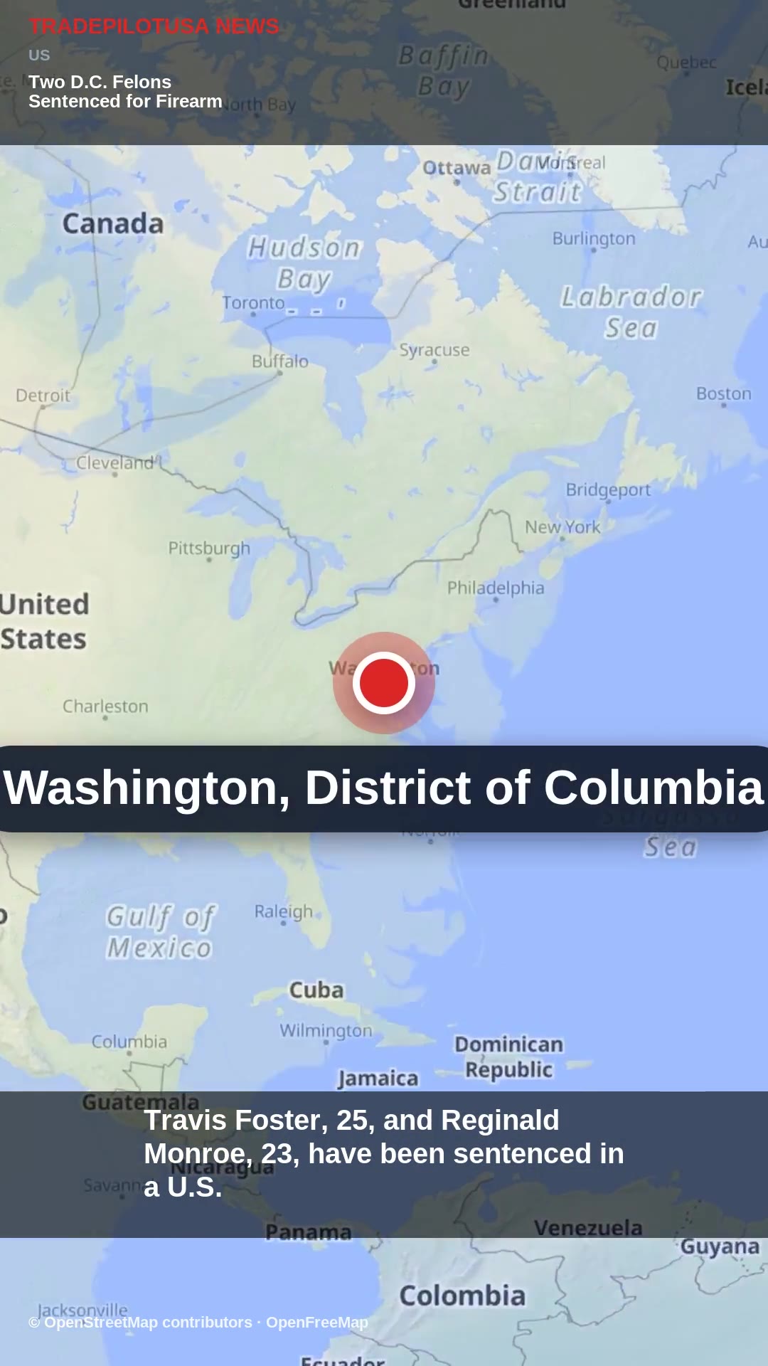 Two D.C. Felons Sentenced for Firearm and Drug Offenses