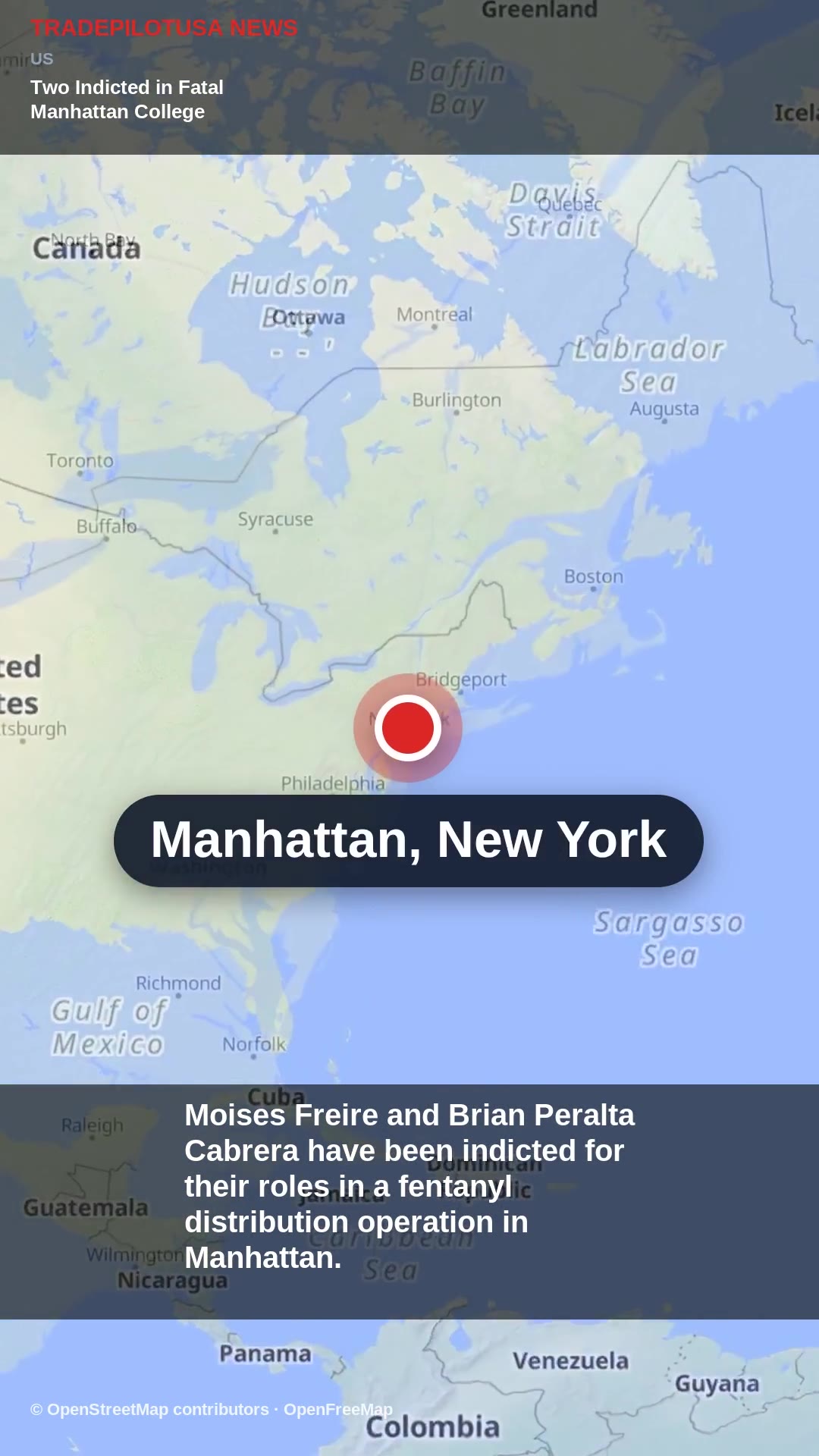 Two Indicted in Fatal Manhattan College Fentanyl Case