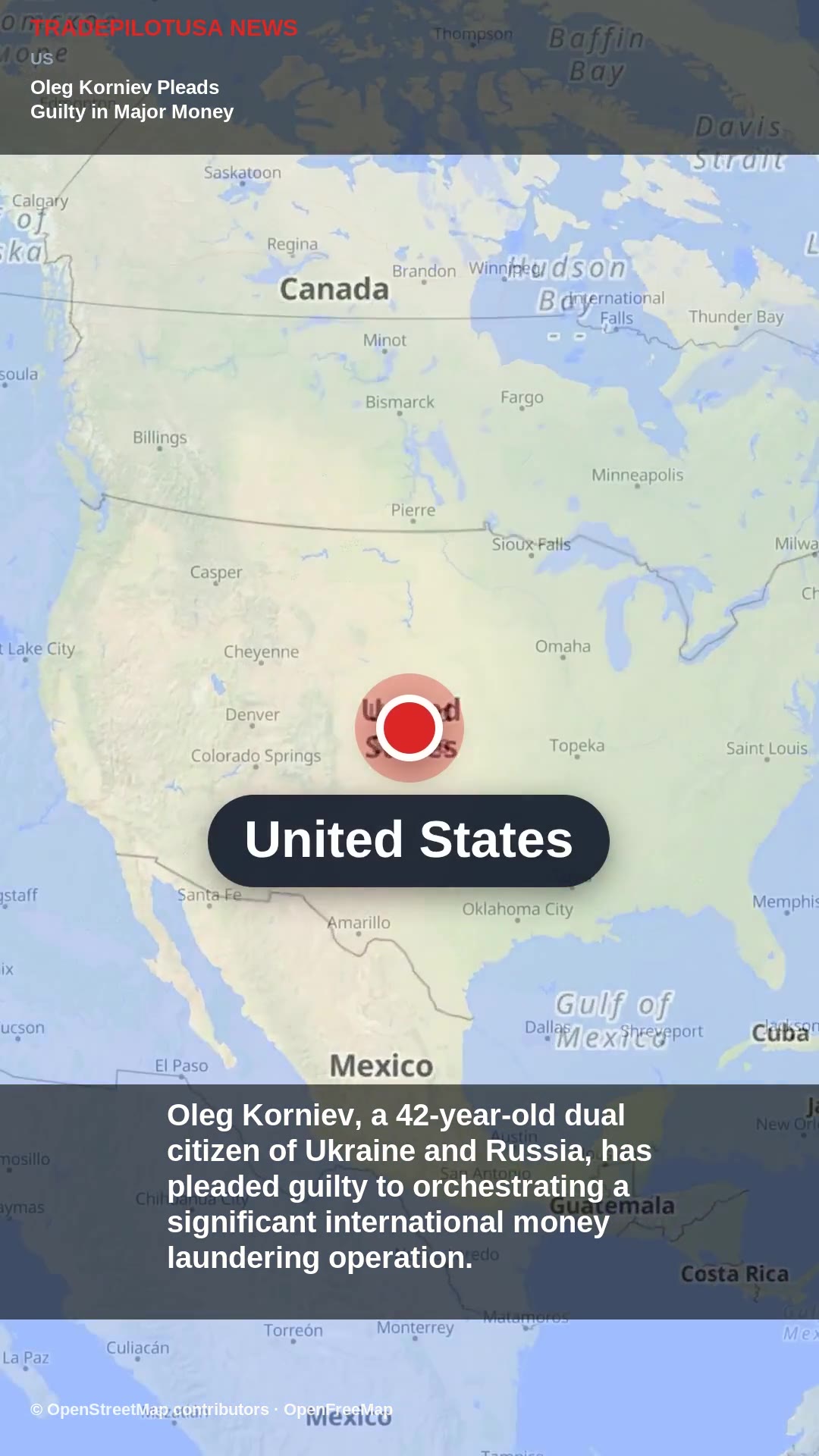 Oleg Korniev Pleads Guilty in Major Money Laundering Scheme