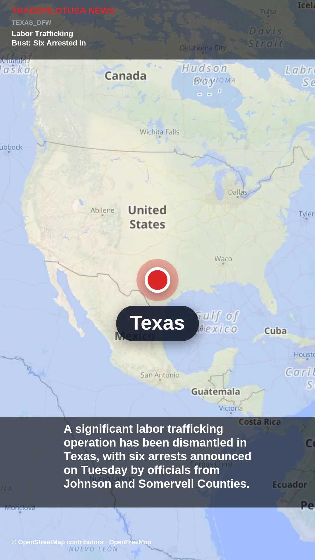 Labor Trafficking Bust: Six Arrested in Texas