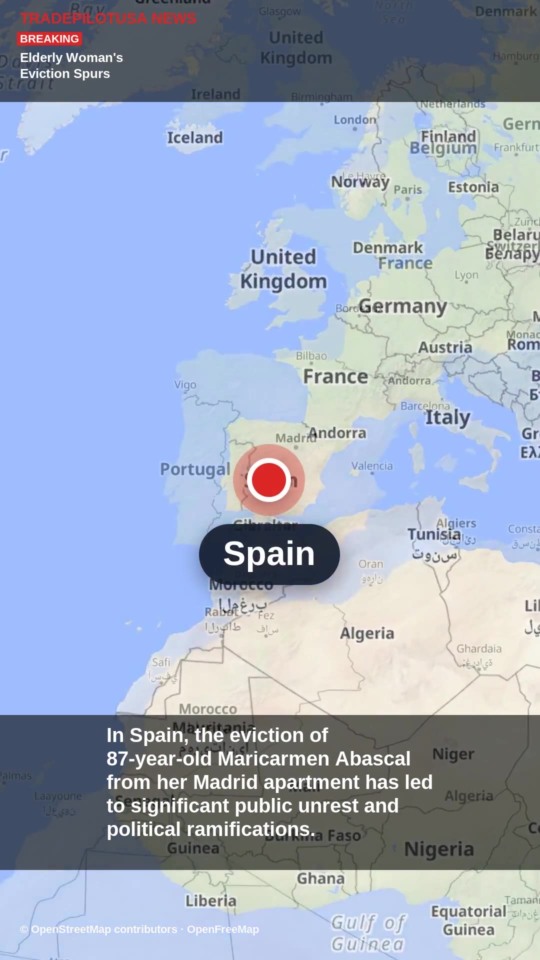 Elderly Woman's Eviction Spurs Protests and Political Action in Spain