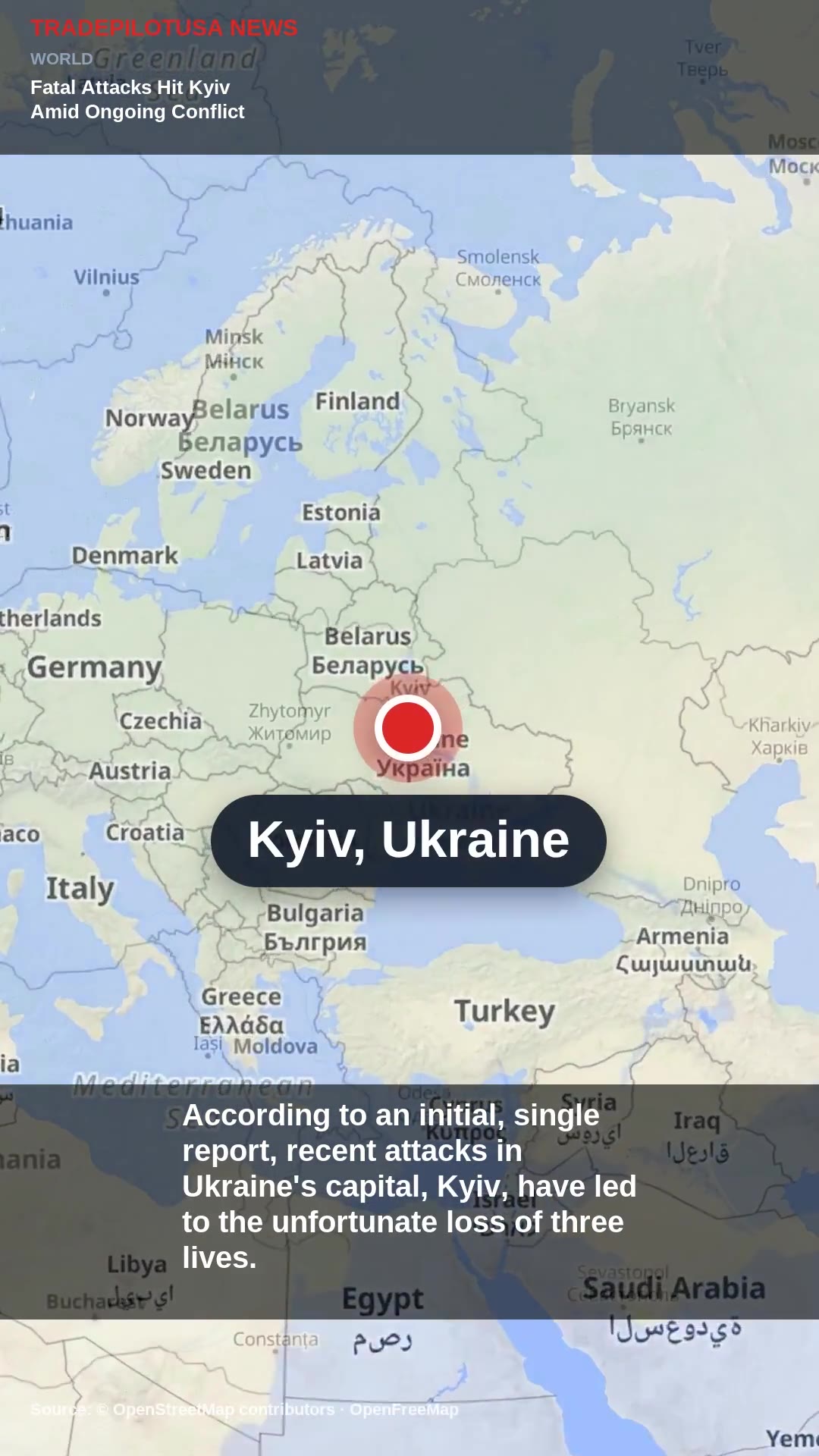 Fatal Attacks Hit Kyiv Amid Ongoing Conflict