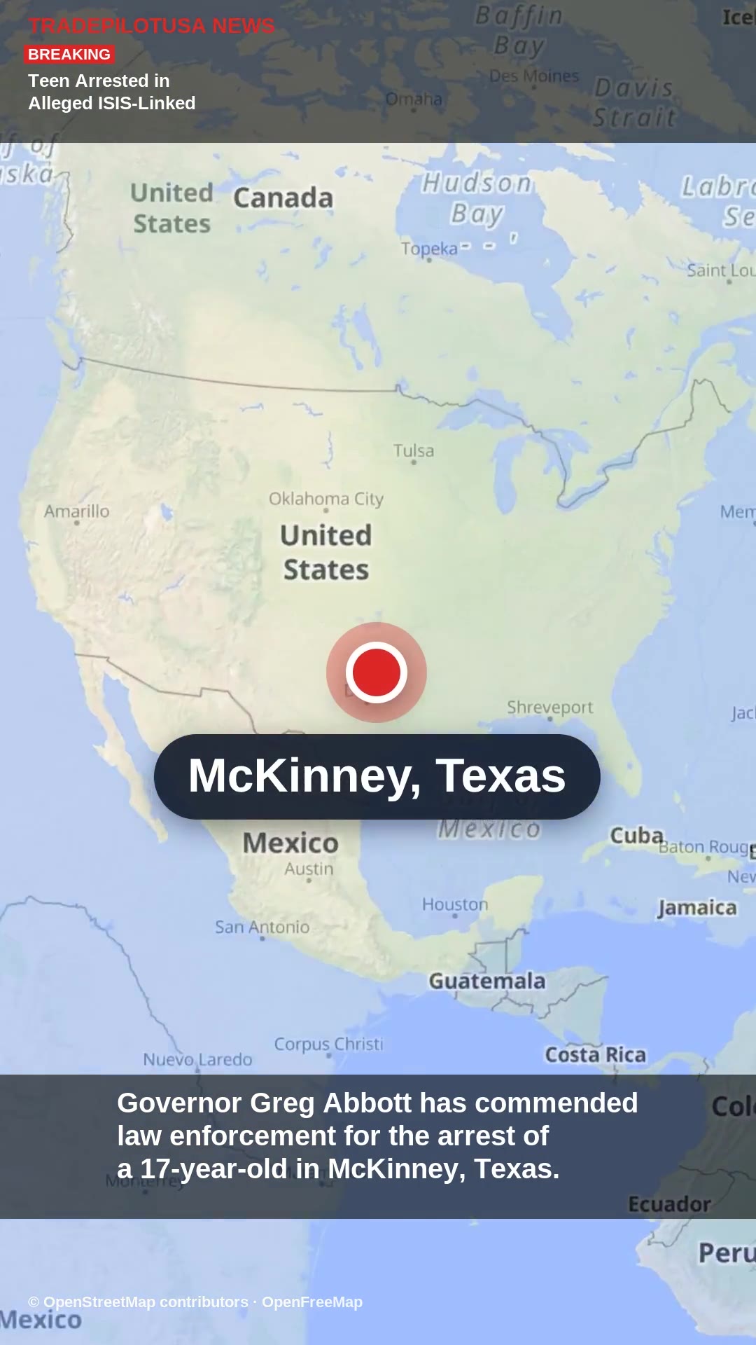 Teen Arrested in Alleged ISIS-Linked Plot Against Texas Congressman
