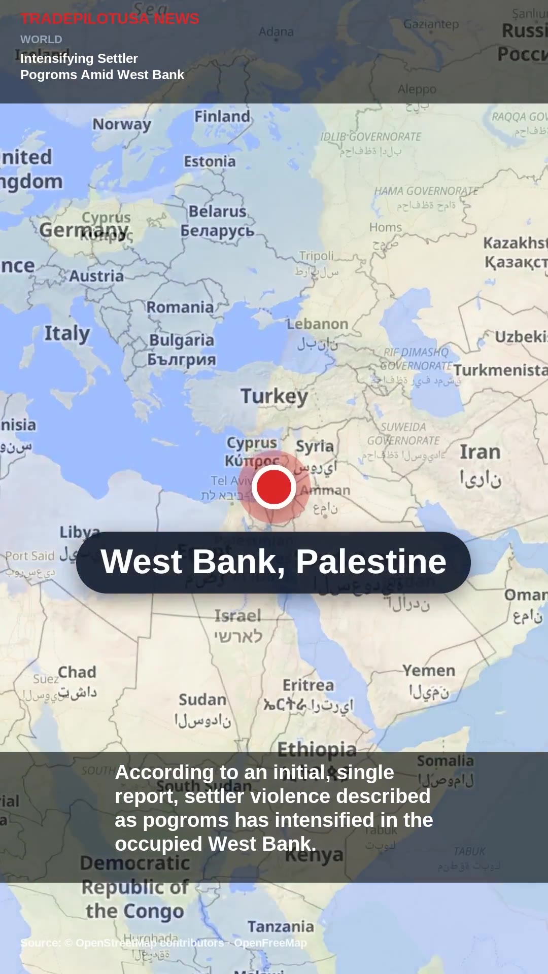 Intensifying Settler Pogroms Amid West Bank Lockdown