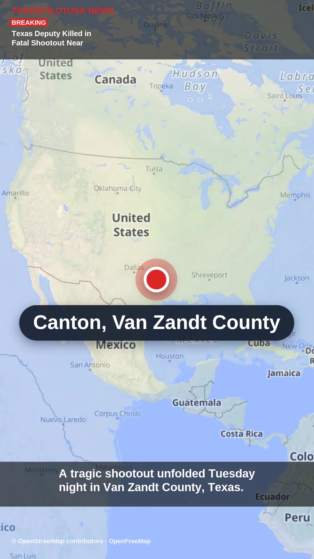 Texas Deputy Killed in Fatal Shootout Near Canton