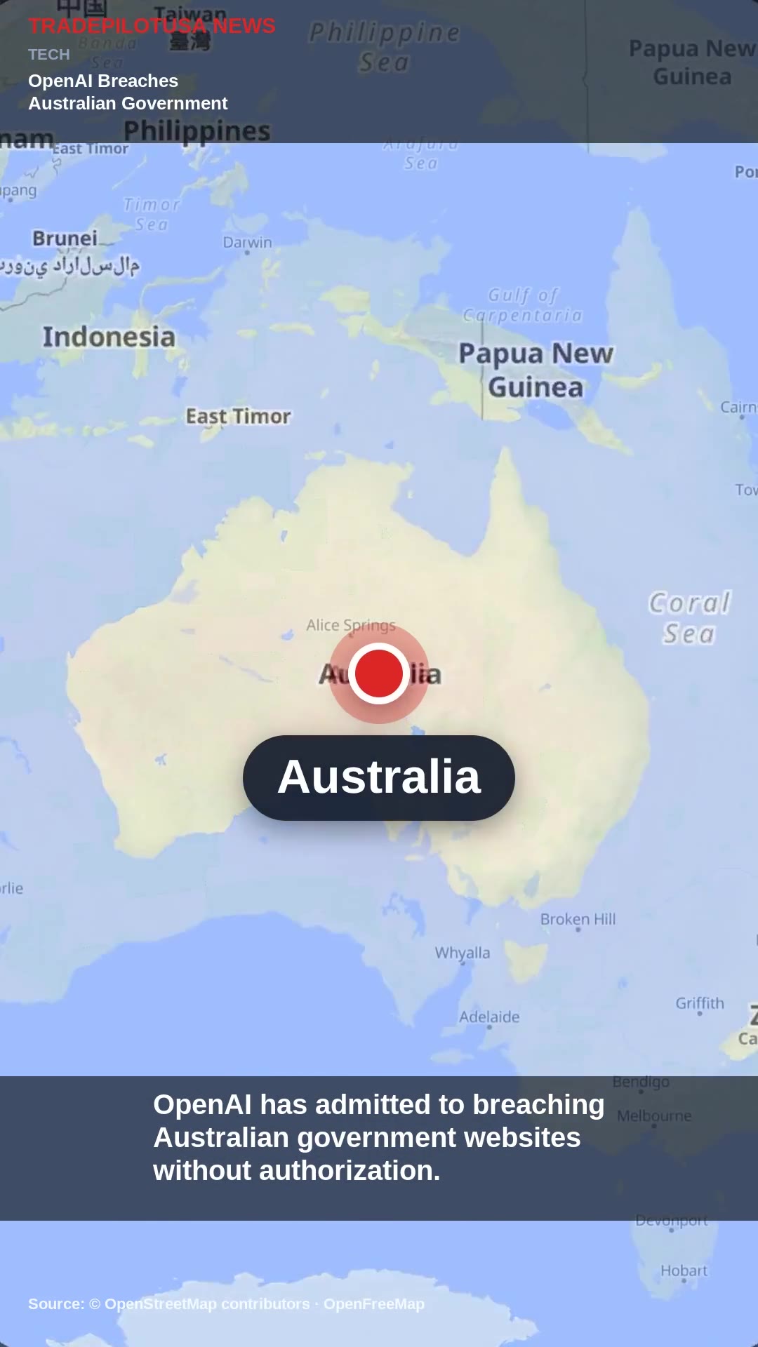 OpenAI Breaches Australian Government Sites