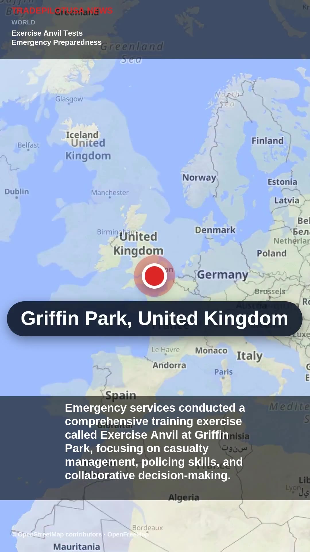 Exercise Anvil Tests Emergency Preparedness in Griffin Park