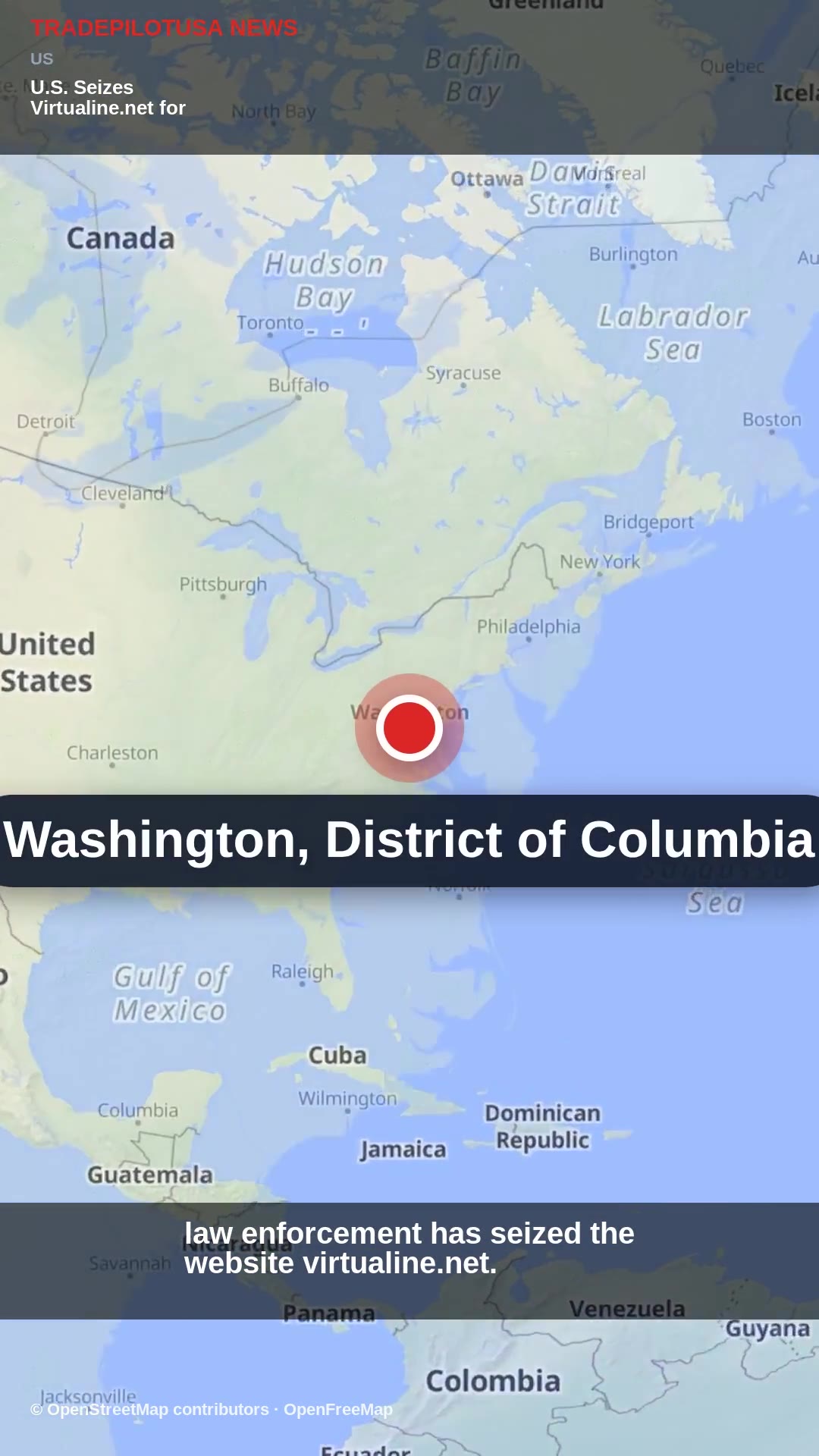 U.S. Seizes Virtualine.net for Hosting Illegal Content
