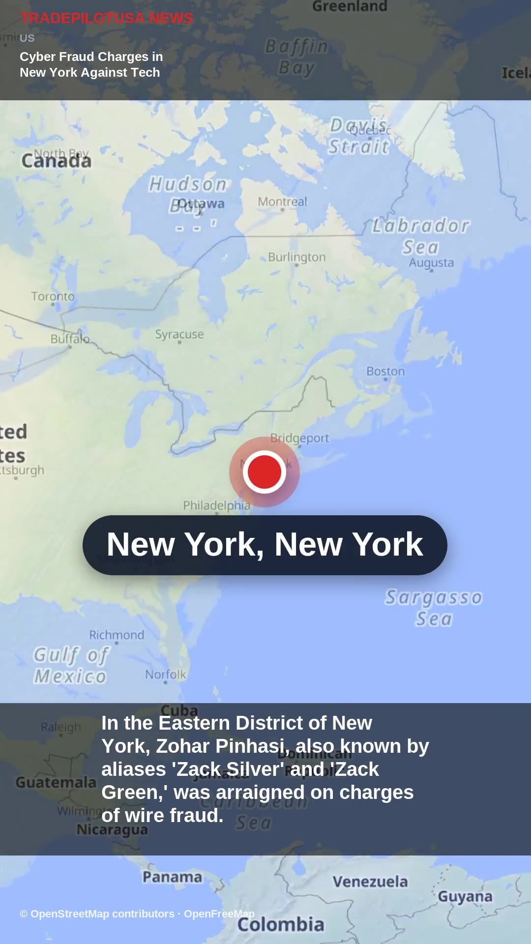 Cyber Fraud Charges in New York Against Tech CEO