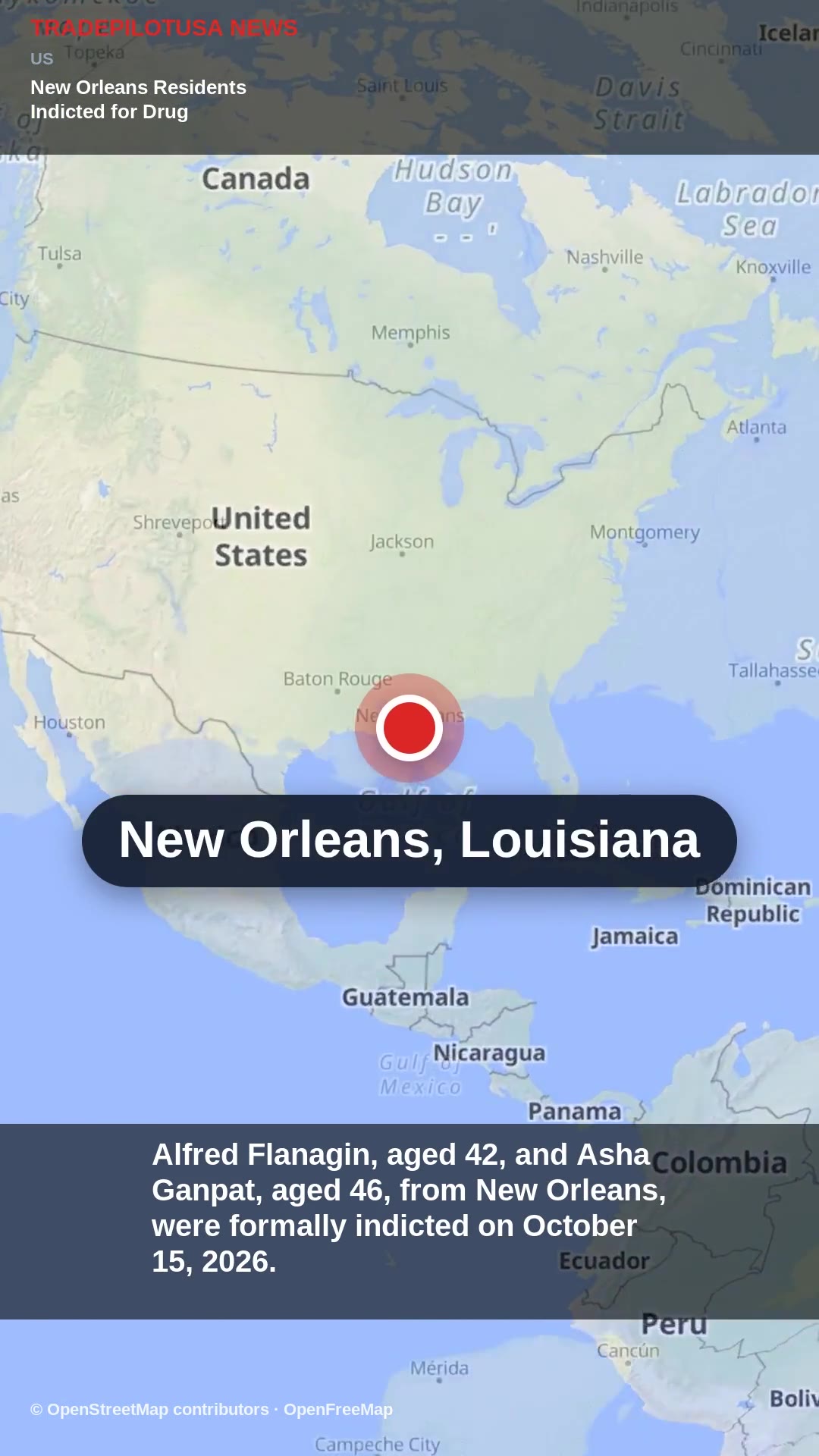 New Orleans Residents Indicted for Drug Trafficking Crimes