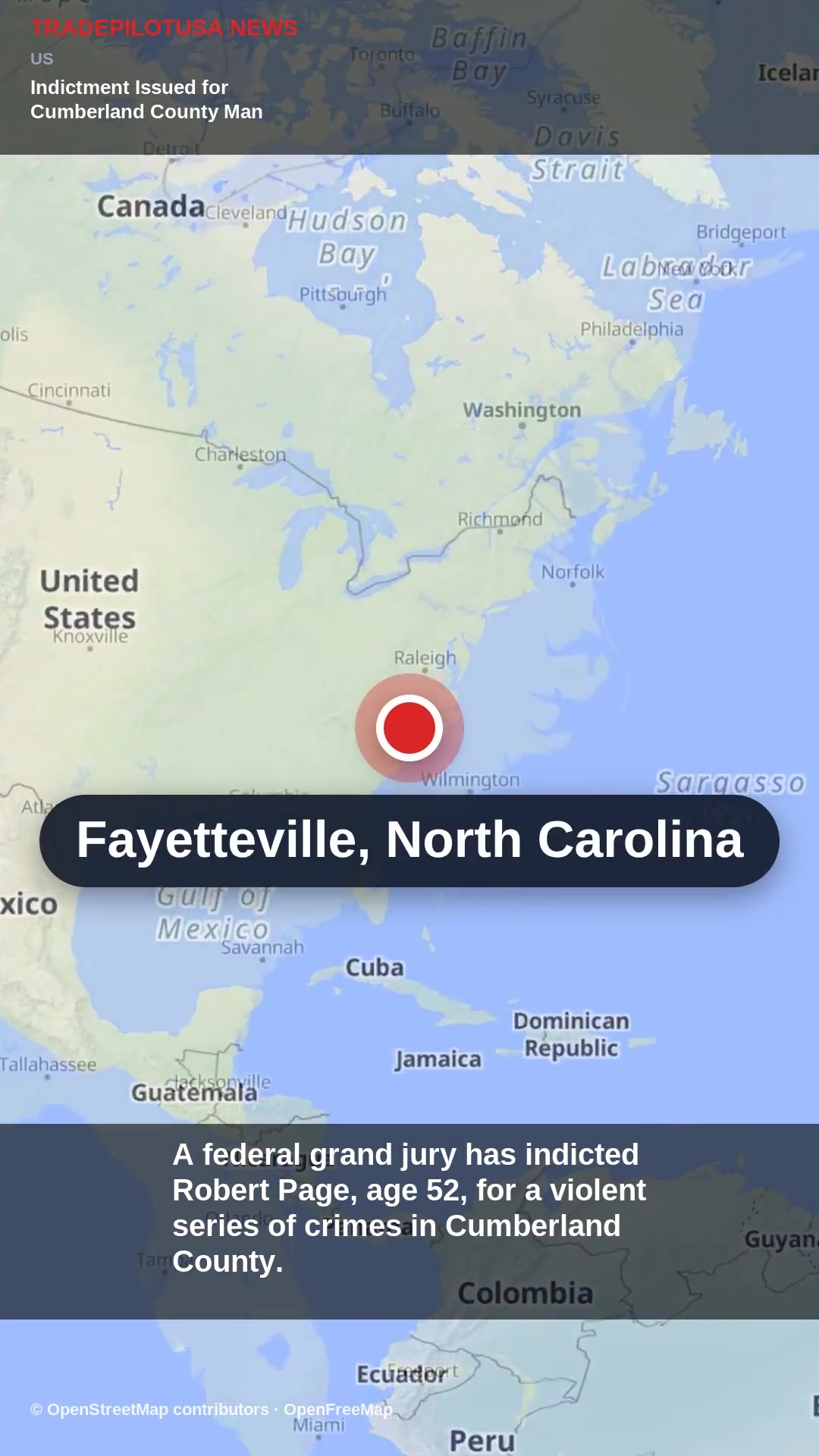 Indictment Issued for Cumberland County Man in Violent Carjacking Spree