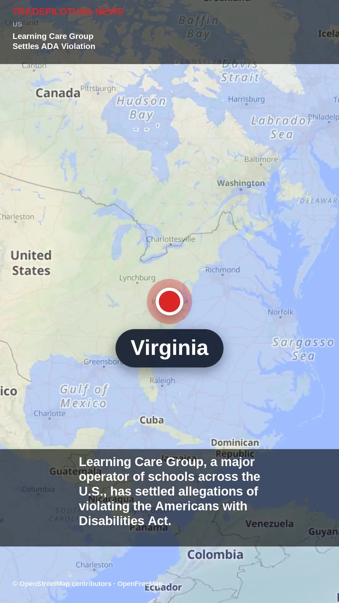 Learning Care Group Settles ADA Violation Allegations