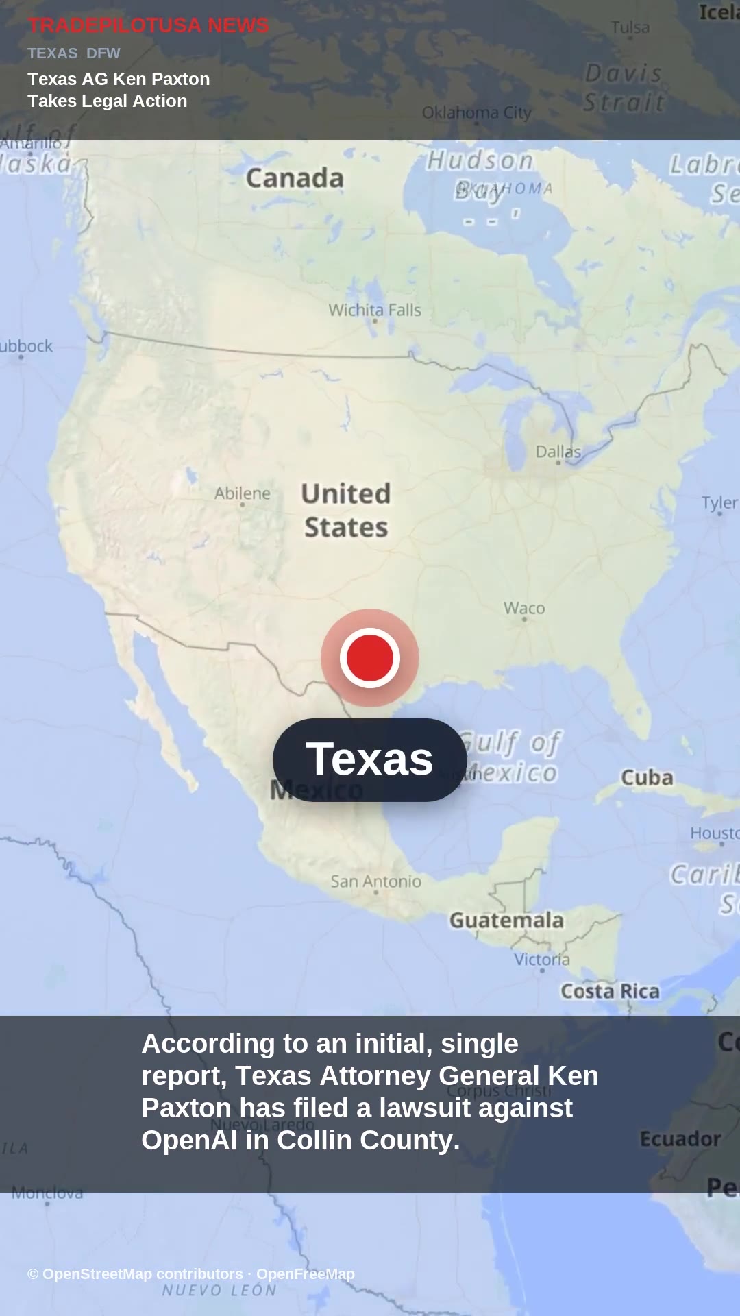 Texas AG Ken Paxton Takes Legal Action Against OpenAI